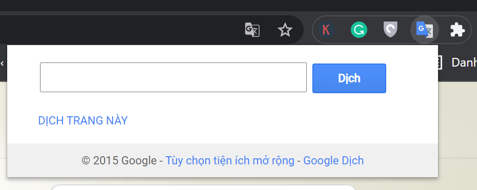 google translate thủ công